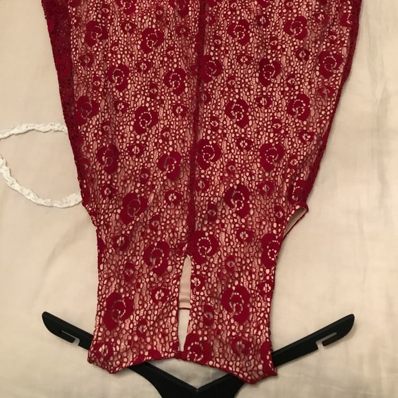 NEW super cute (above knee) red/burgundy dress - Picture 4 of 4